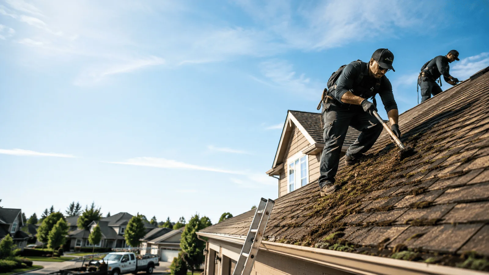 Roof Moss Removal in Manvel, TX near me